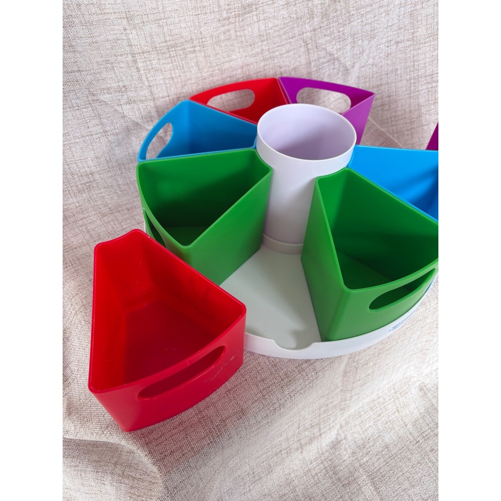 Learning Resources Storage Center Kids OS Multicolor Excellent Rotating Carousel - Picture 3 of 5